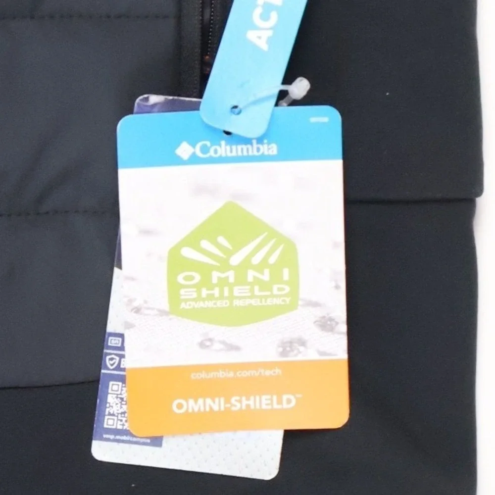 Columbia CLG Out-Shield Hybrid Hoodie Wisconsin Badgers Black M NEW MSRP 120